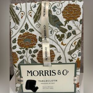 William Morris & Co Seasons by May OBLONG Tablecloth 60X144” Seats 12-14